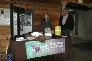 Cathy Macchio, GBOP representative and Jesse Plumage, WA Dept. Fish and Wildlife